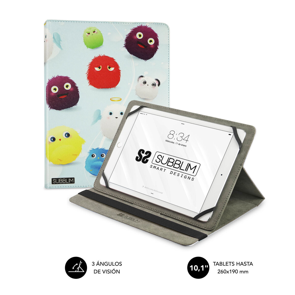Custodia Per Tablet Subblim SuB-CuT-4tc001 Multicolore Stampa