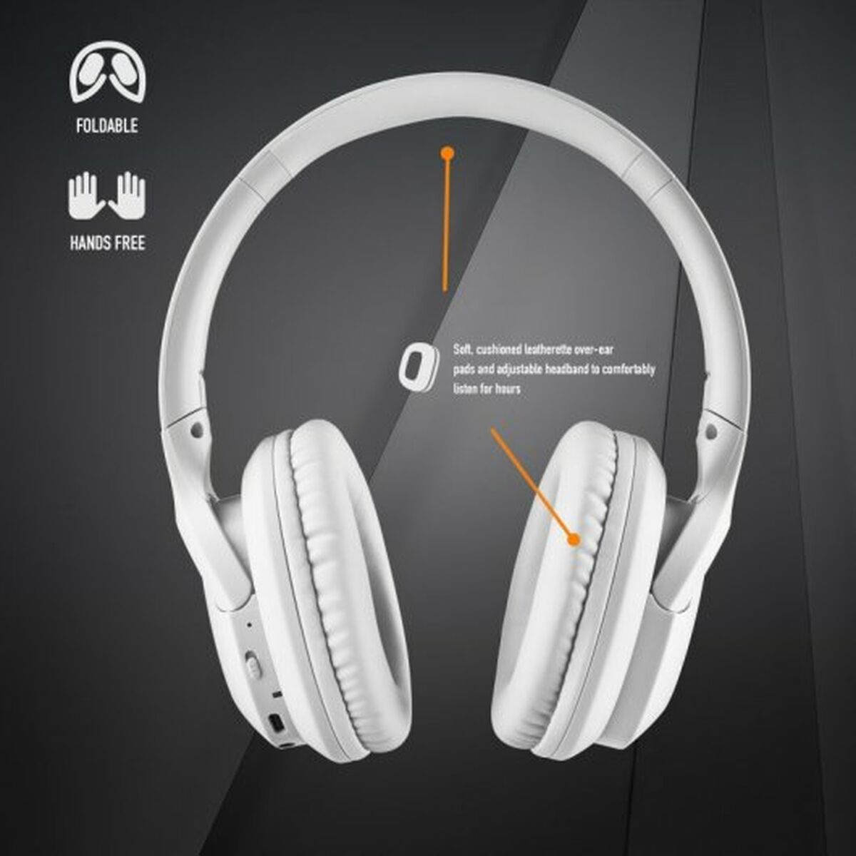 Auricolari Bluetooth Con Microfono Ngs Articagreedwhite Bianco - Image 6