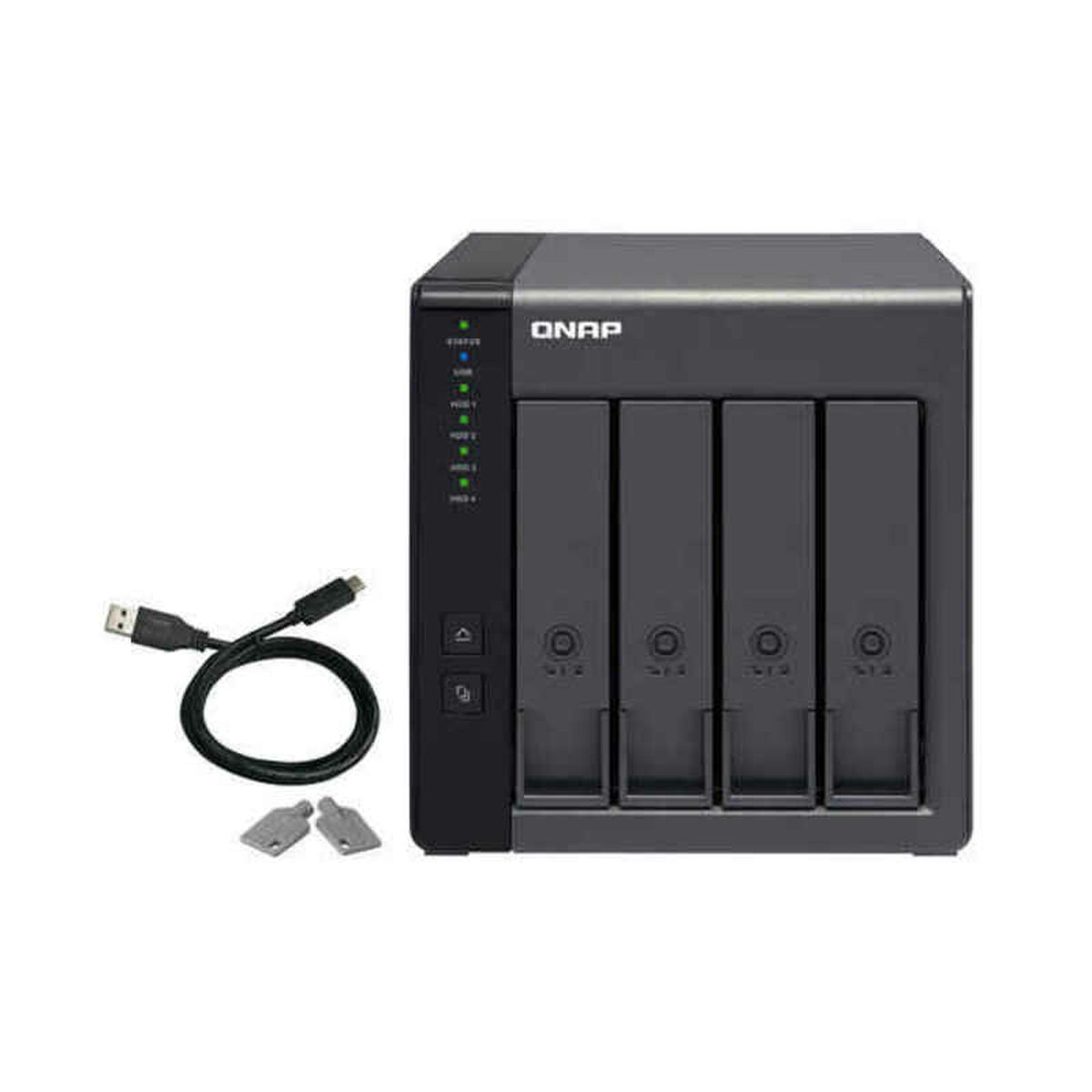 Memorizzazione In Rete Nas Qnap TR-004 Nero