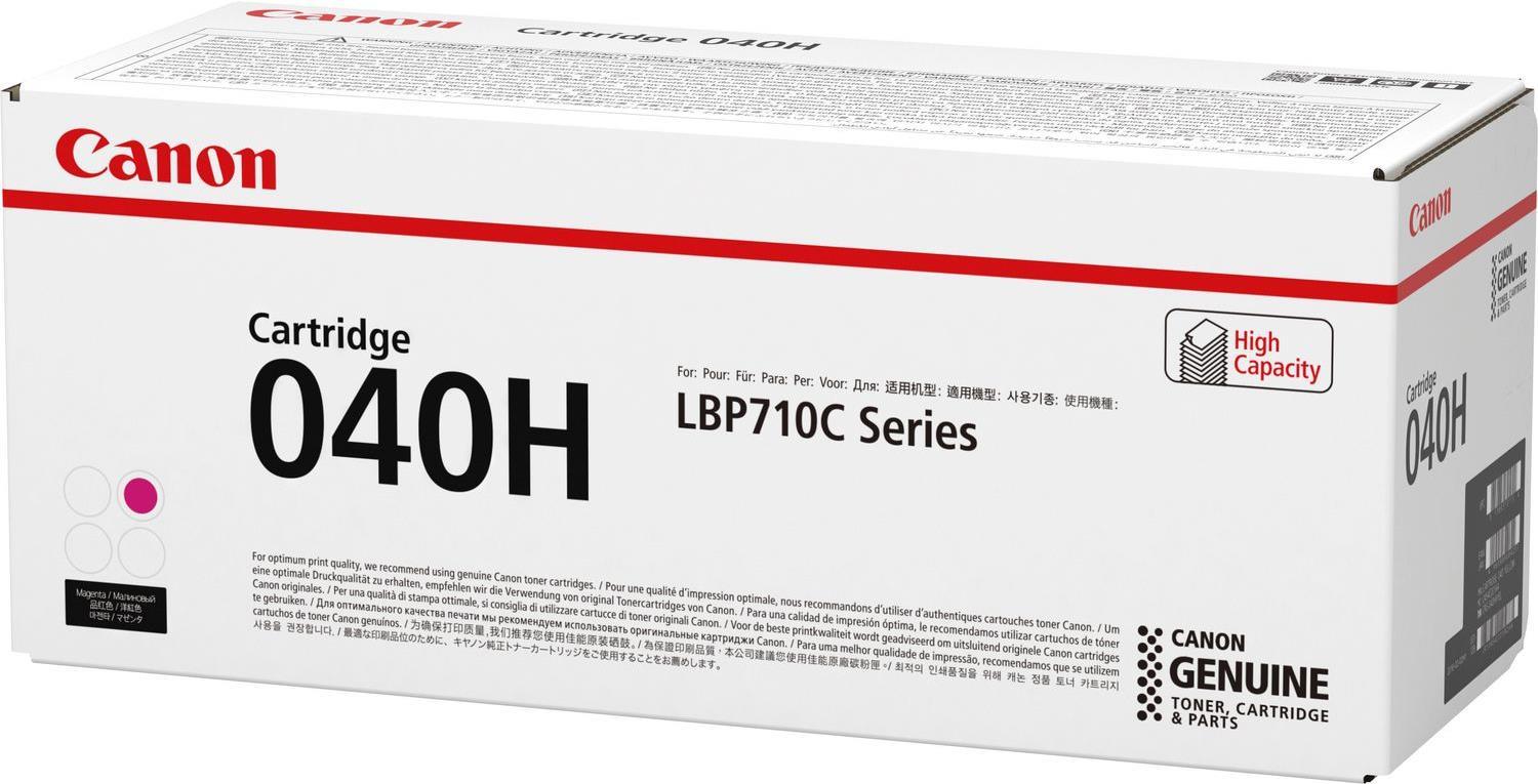 Canon 040 H - Mit Hoher Kapazität - Magenta - Original - Tonerpatrone - Für Imageclass Lbp712cdn, I-Sensys Lbp710cx, Lbp712cx, Satera Lbp712ci (0457c