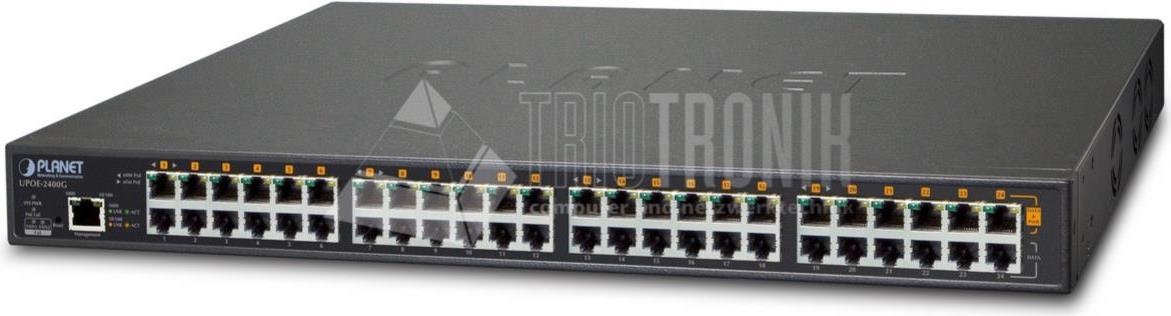 Planet UpoE-2400g Network Transmitter Schwarz 10 - 100 - 1000mbit/s NetzwerK-Erweiterungsmodul (upoE-2400g)