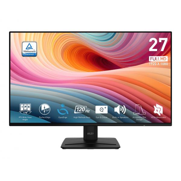 Msi Monitor 27 Led Ips 16:9 Fhd 300 Cdm, 1ms 120hz, Dp/hdmi, Multimediale