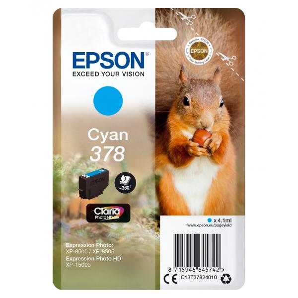 Epson 378 - 4,1 Ml - Ciano - Originale - Confezione In Blister