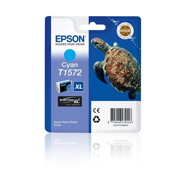 Epson T1572 - 25,9 Ml - Ciano - Originale - Confezione In Blister