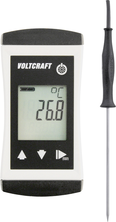 Voltcraft Ptm 100 + TpT-203 TemperatuR-Messgerät -200 - 450 °c FühleR-Typ Pt1000 Ip65