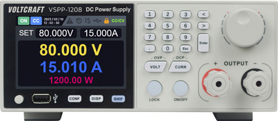 Voltcraft VspP-1208 Labornetzgerät Für Rackeinbau, Einstellbar 0 - 80 V/dc 0 - 30 A 1200 W Usb, Lan Programmierbar, Fer (vC-17068680)