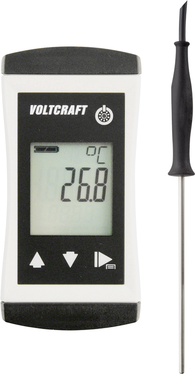 Voltcraft Ptm 100 + TpT-201 TemperatuR-Messgerät -200 - 450 °c FühleR-Typ Pt1000 Ip65