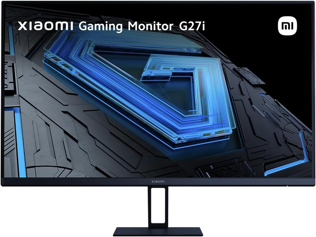 Xiaomi G27qi - Gaming Monitor 27 Inch - Full Hd Ips, 165hz, 1ms, Hdr 10, Adaptive Sync, Low Blue Light, Rimless, Black [energieklasse E] (ela5593eu)