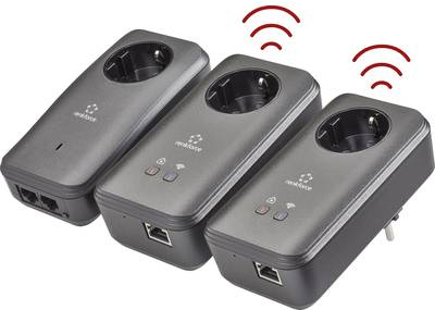 Renkforce Pl600d Wifi Powerline Wlan Network Kit 500 Mbit/s (rF-3385558)