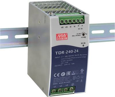 Mean Well TdR-240-24 Netzteil & Spannungsumwandler 240 W (tdR-240-24)