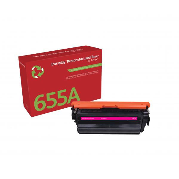 Toner Rigenerato Everyday™ Di Xerox Magenta Compatibile Con Hp 655a [cf453a], Capacità Standard (everyday Magenta Toner - Compatible With Hp 655a [cf