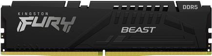 Kingston Fury Beast - Ddr5 - Kit - 128 Gb: 4 X 32 Gb - Dimm 288-Pin - 5600 Mhz / Pc5-44800 - Cl40 - 1.25 V - Ungepuffert - ON-Die Ecc - Schwarz