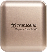 Transcend Portable Ssd 1tb Magnetic R/w 2000/2000 Rose Gold (ts1tesd420g)