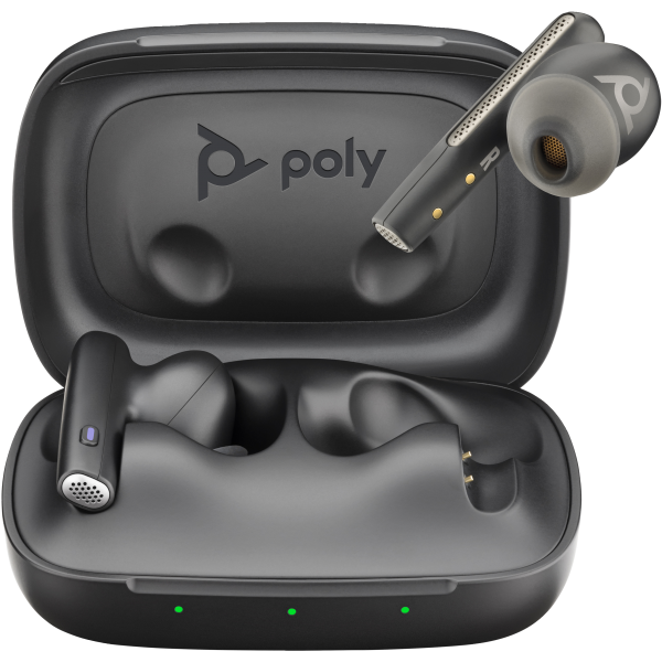 Voyager Free 60 Uc M Carbon - Black Earbuds +bt700 UsB-C - Adapter +basic Charge Case - Image 4