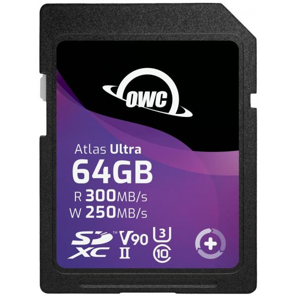 Owc Atlas Ultra 64 Gb Sdxc UhS-Ii (owc 64gb Owc Atlas S Pro Sdhc UhS-Ii V90 Media Card)