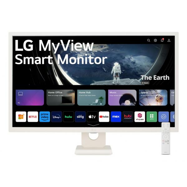 Lg 32sr50F-W Monitor Pc 80 Cm [31.5] 1920 X 1080 Pixel Full Hd Led Bianco (32sr50F-W.aeu)