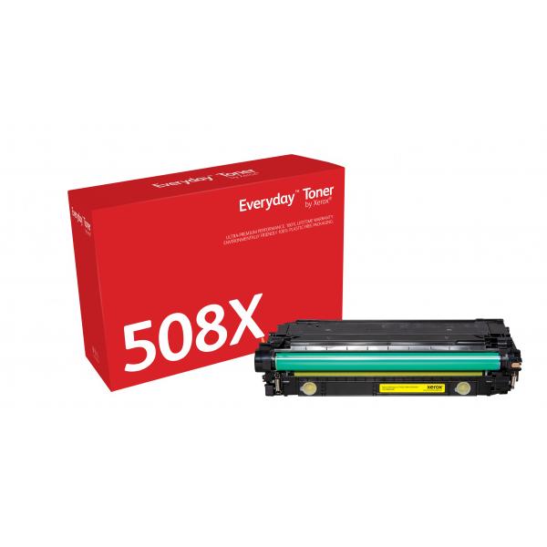 Toner Everyday™ _oem_name_ Giallo Di Xerox Compatibile Con Hp 508x [cf362x], Alta Capacità (everyday - H?jtydende - Gul - Tonerpat)