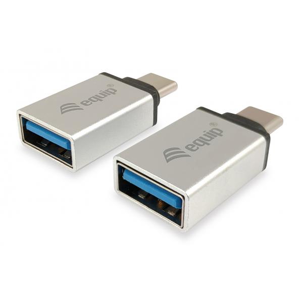 Equip 133473 Adattatore Per Inversione Del Genere Dei Cavi Usb Type C Usb Type A Argento