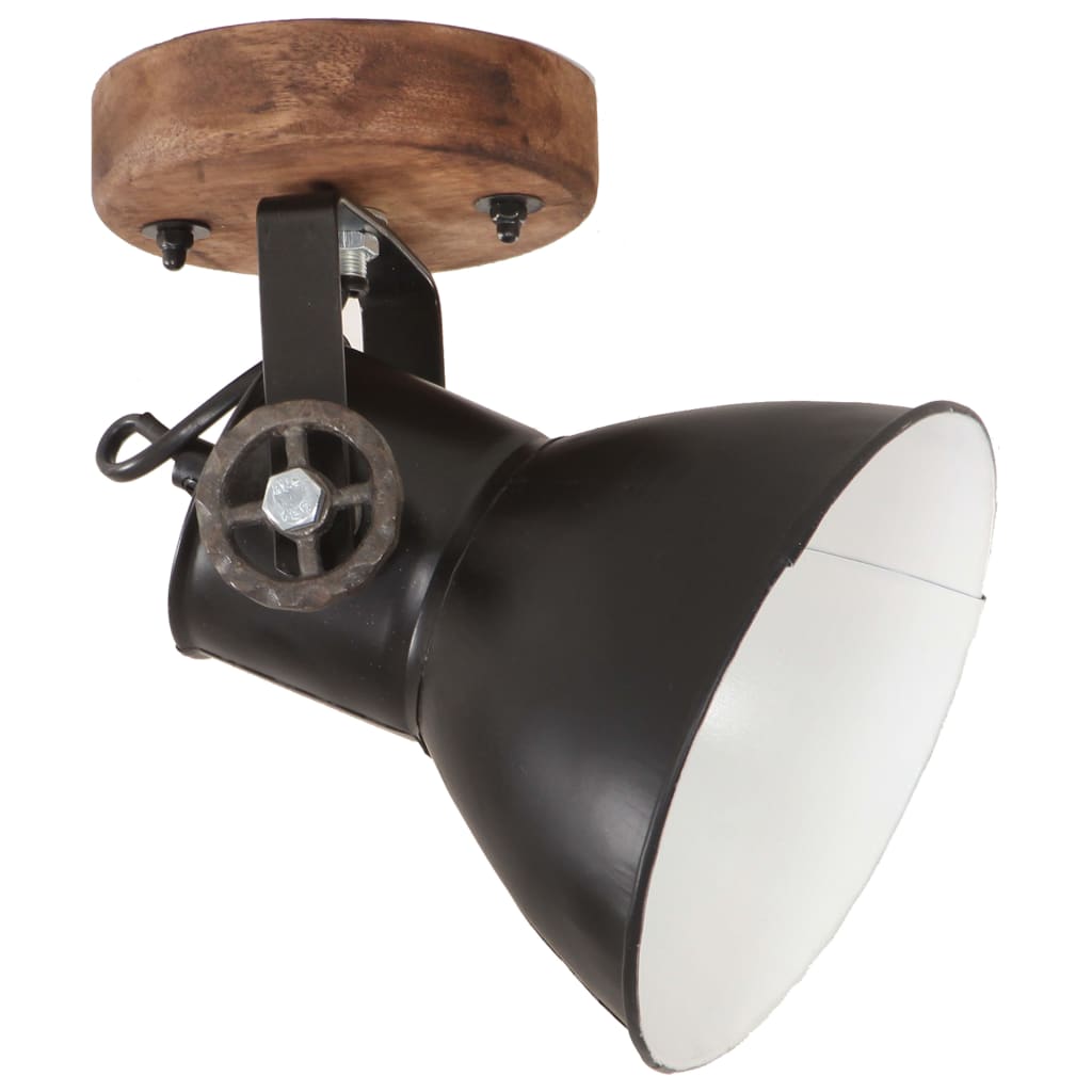 Lampade Da Parete/soffitto 2 Pz Industriale Nere 20x25 Cm E27 - Image 3