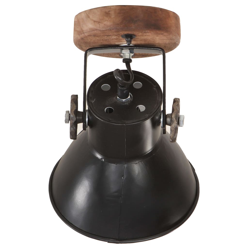 Lampade Da Parete/soffitto 2 Pz Industriale Nere 20x25 Cm E27 - Image 4