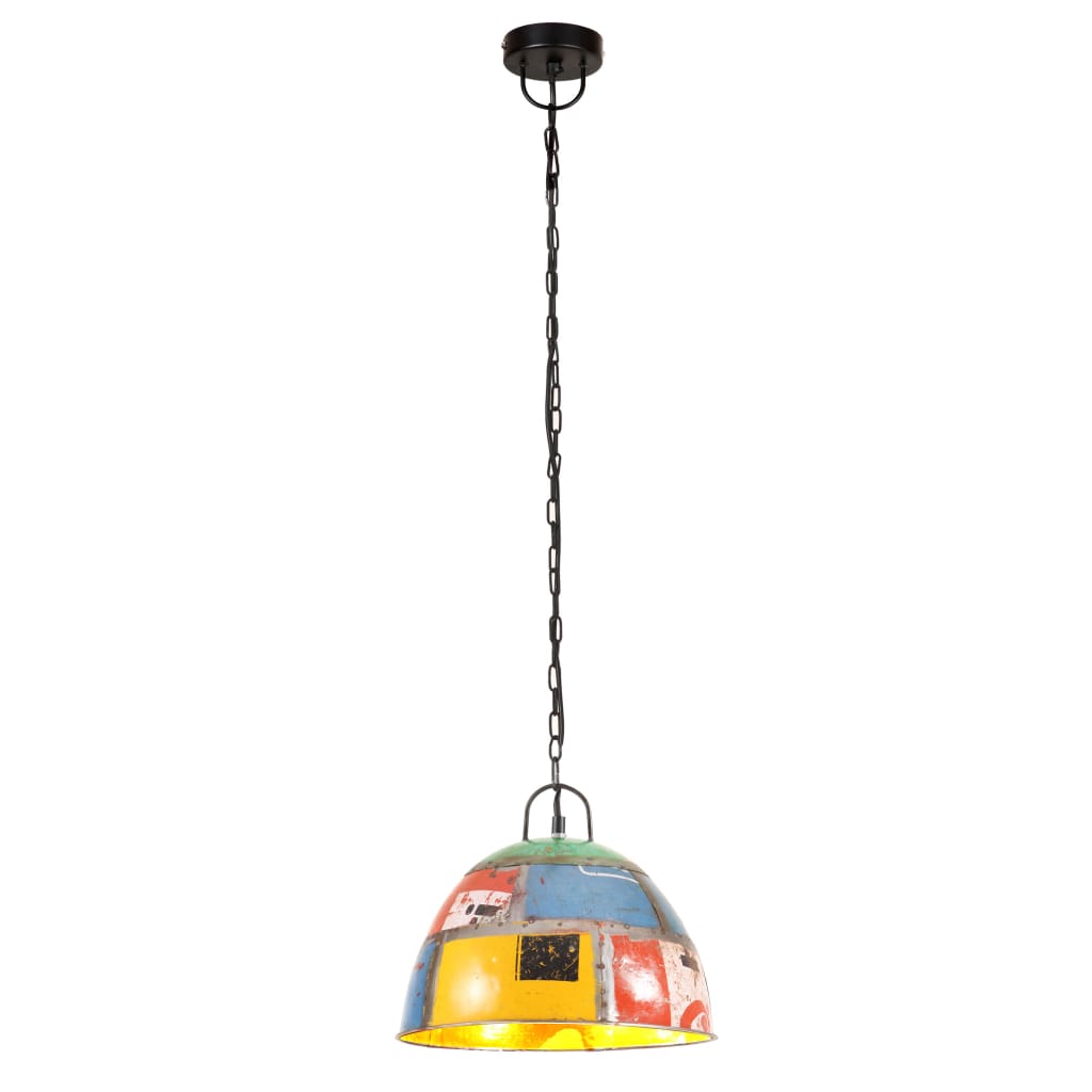 Lampada A Sospensione Vintage 25 W Colorata Rotonda 31 Cm E27