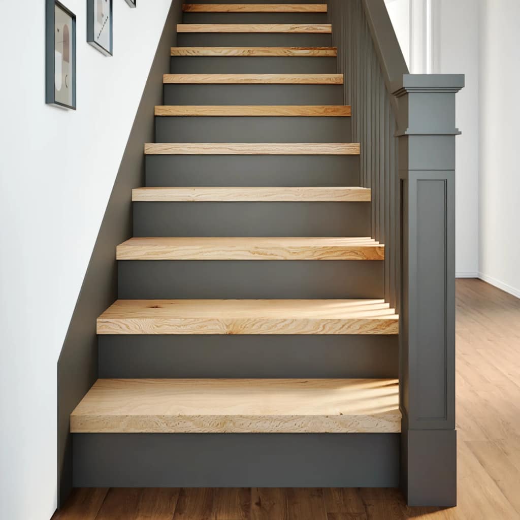Gradini 2 Pz 80x25x2 Cm In Rovere Massello Non Trattato