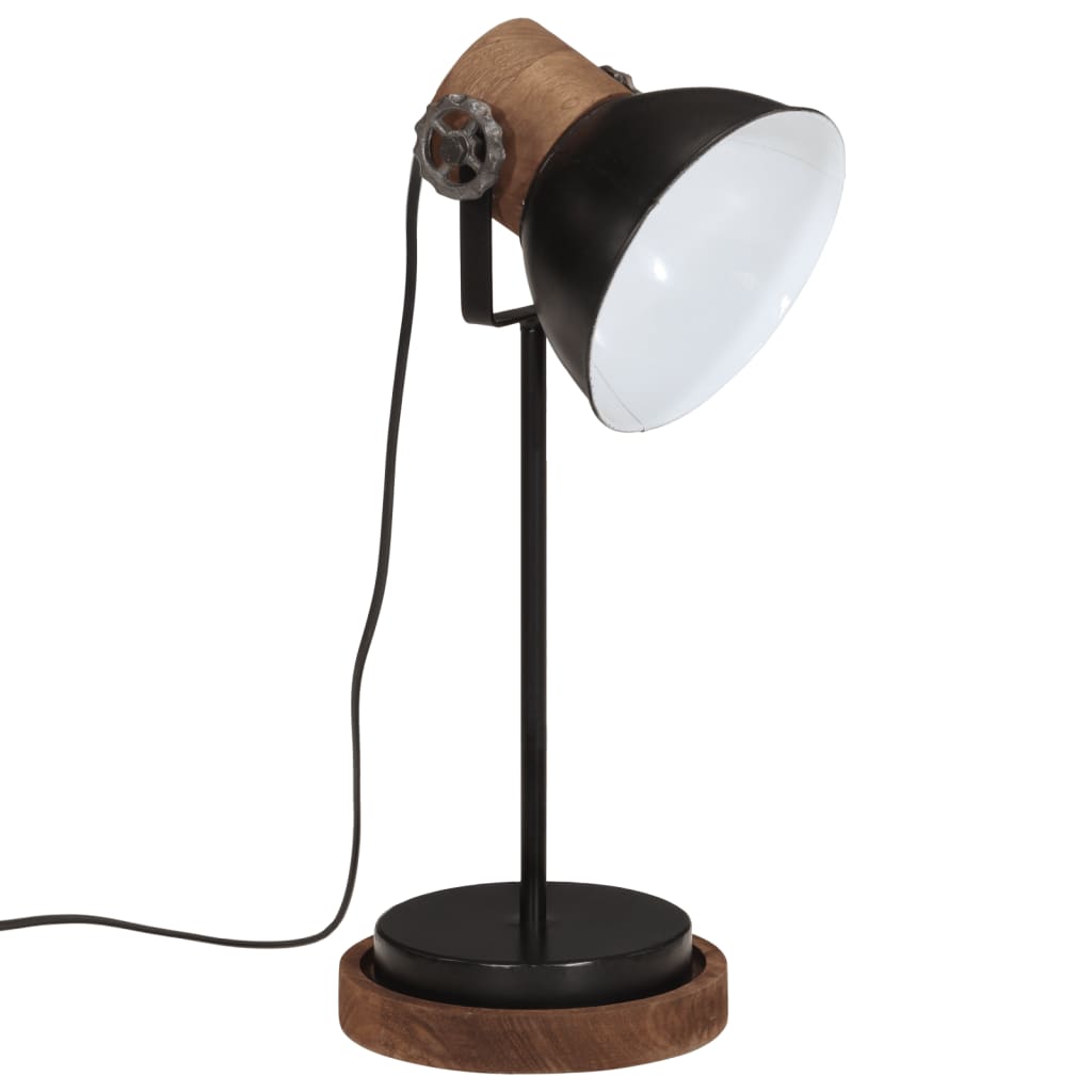 Lampada Da Scrivania 25 W Nera 17x17x50 Cm E27