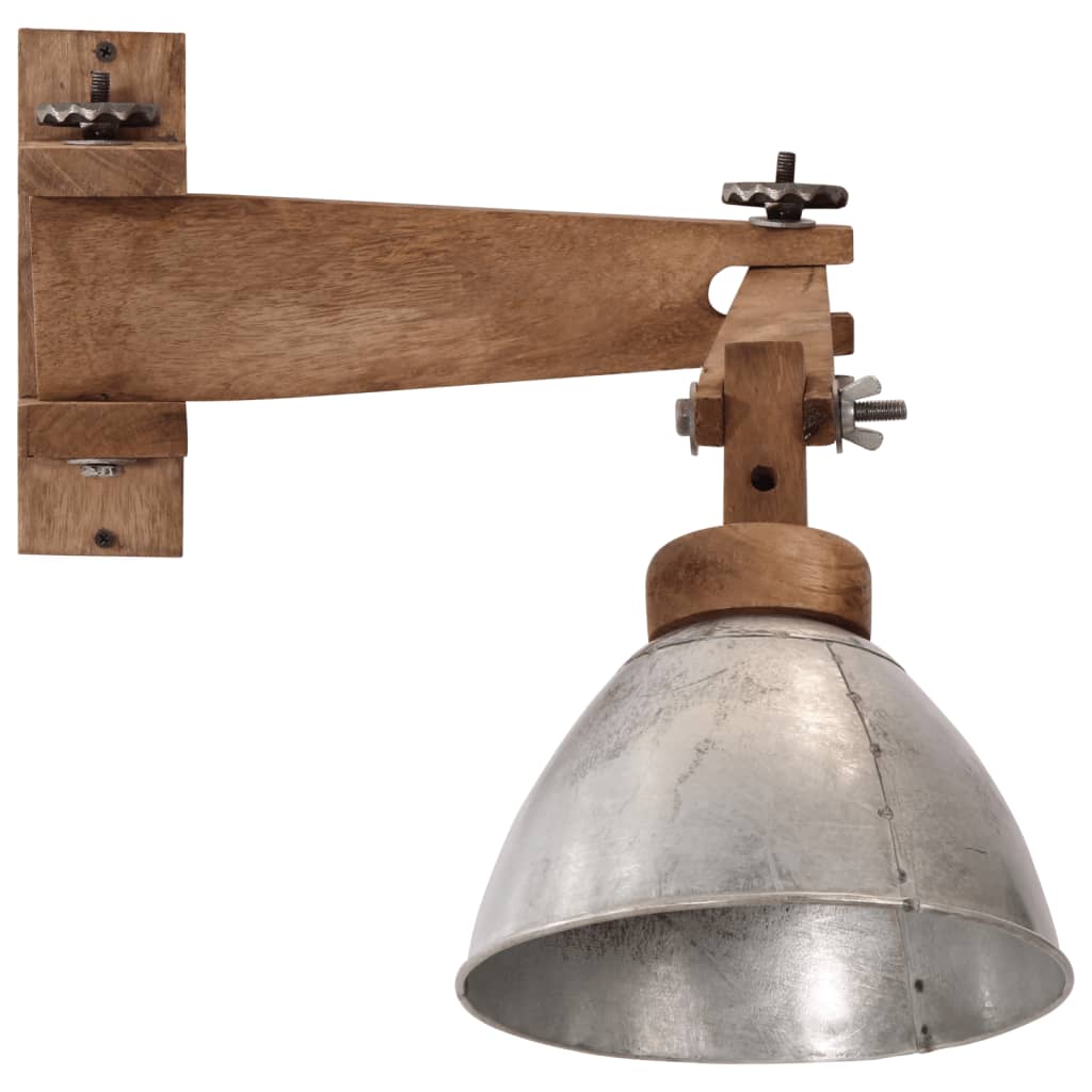Lampada A Parete 25 W Argento Vintage E27 - Image 3