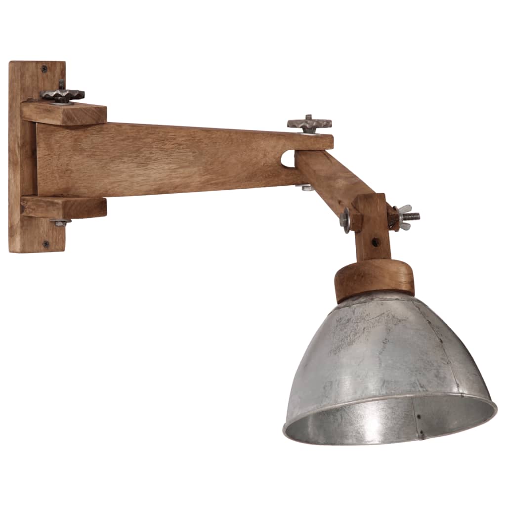 Lampada A Parete 25 W Argento Vintage E27
