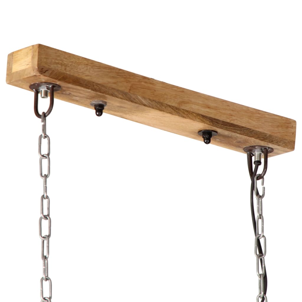 Lampada Da Soffitto 25 W Rosso Anticato 90x24x111 Cm E27 - Image 4