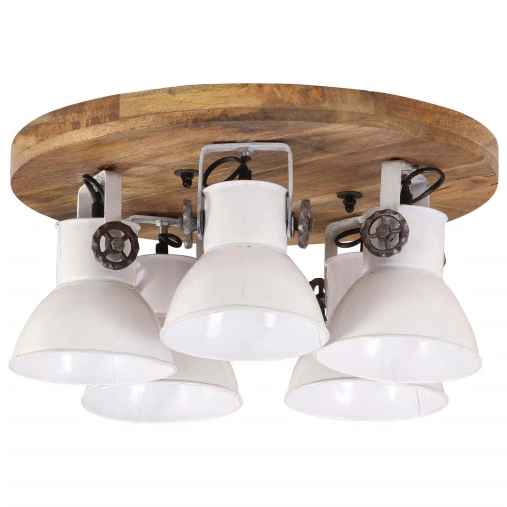 Lampada Da Soffitto 25 W Bianca 50x50x25 Cm E27 - Image 3