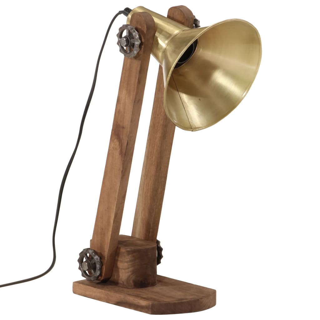 Lampada A Scrivania 25 W Ottone Anticato 23x13x52 Cm E27