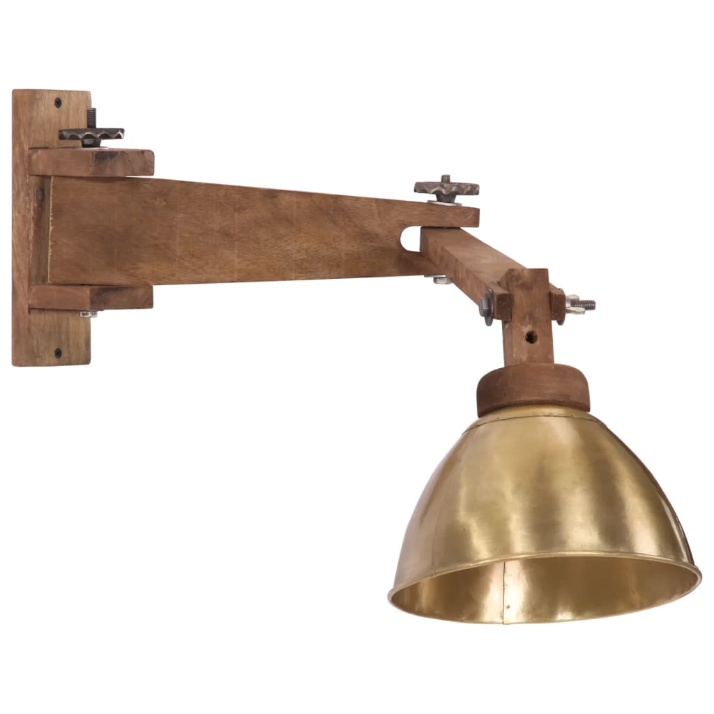 Lampada A Parete 25 W Ottone Anticato E27