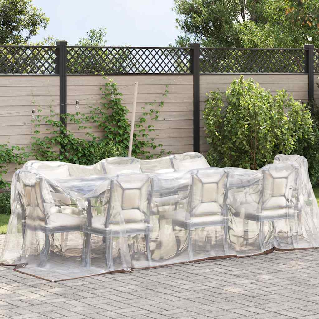 Telone Trasparente Con Occhielli 2x8 M In Polietilene