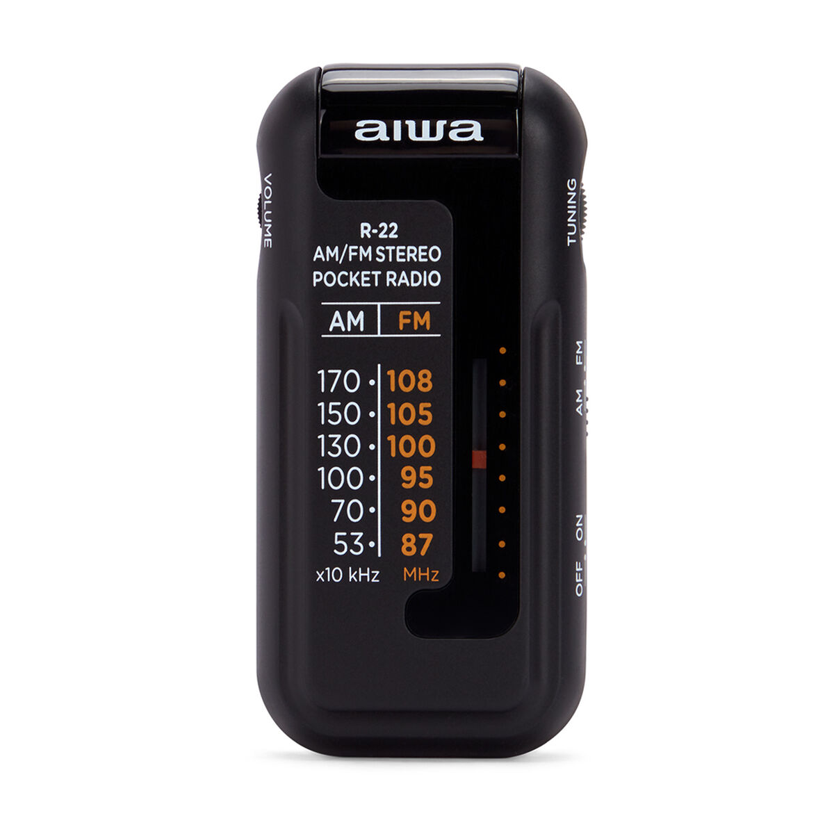 Radio Portatile Aiwa R22bk Nero Am/fm Mini