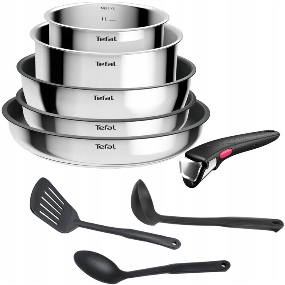 Padella Tefal L881s904 Alluminio 9 Pezzi