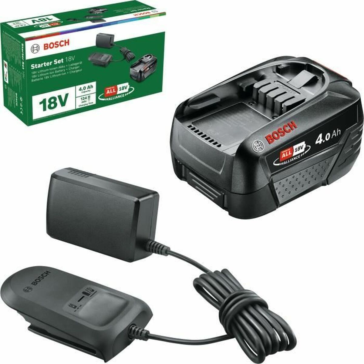 Batteria Ricaricabile Al Litio Bosch 4 Ah 18 V