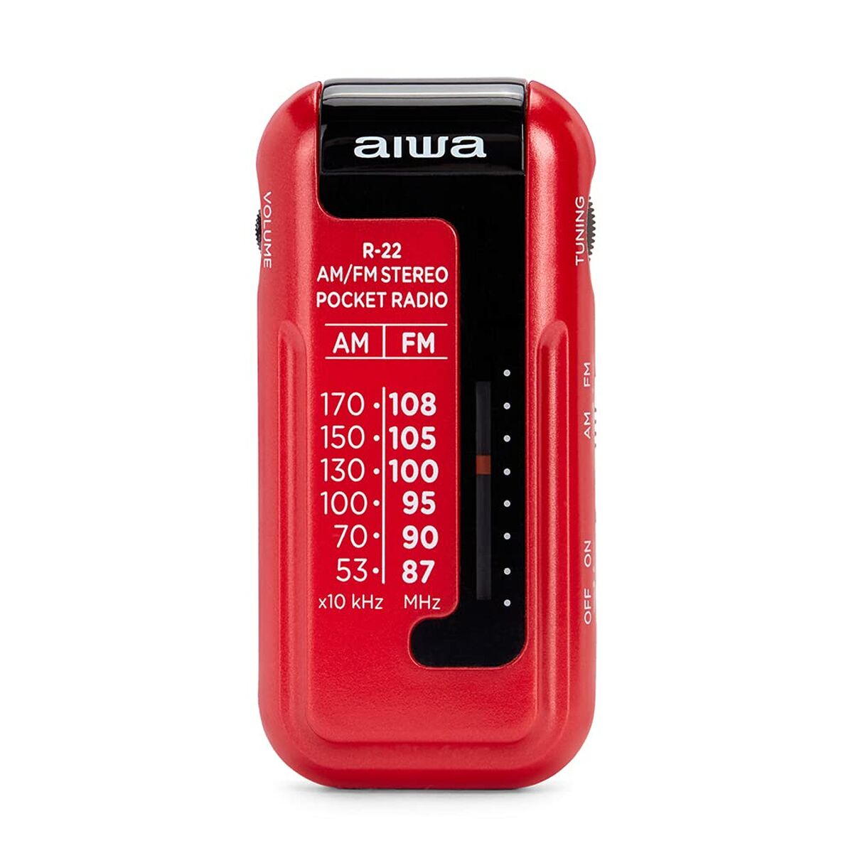 Radio Portatile Aiwa R22rd Rojo Rosso Am/fm