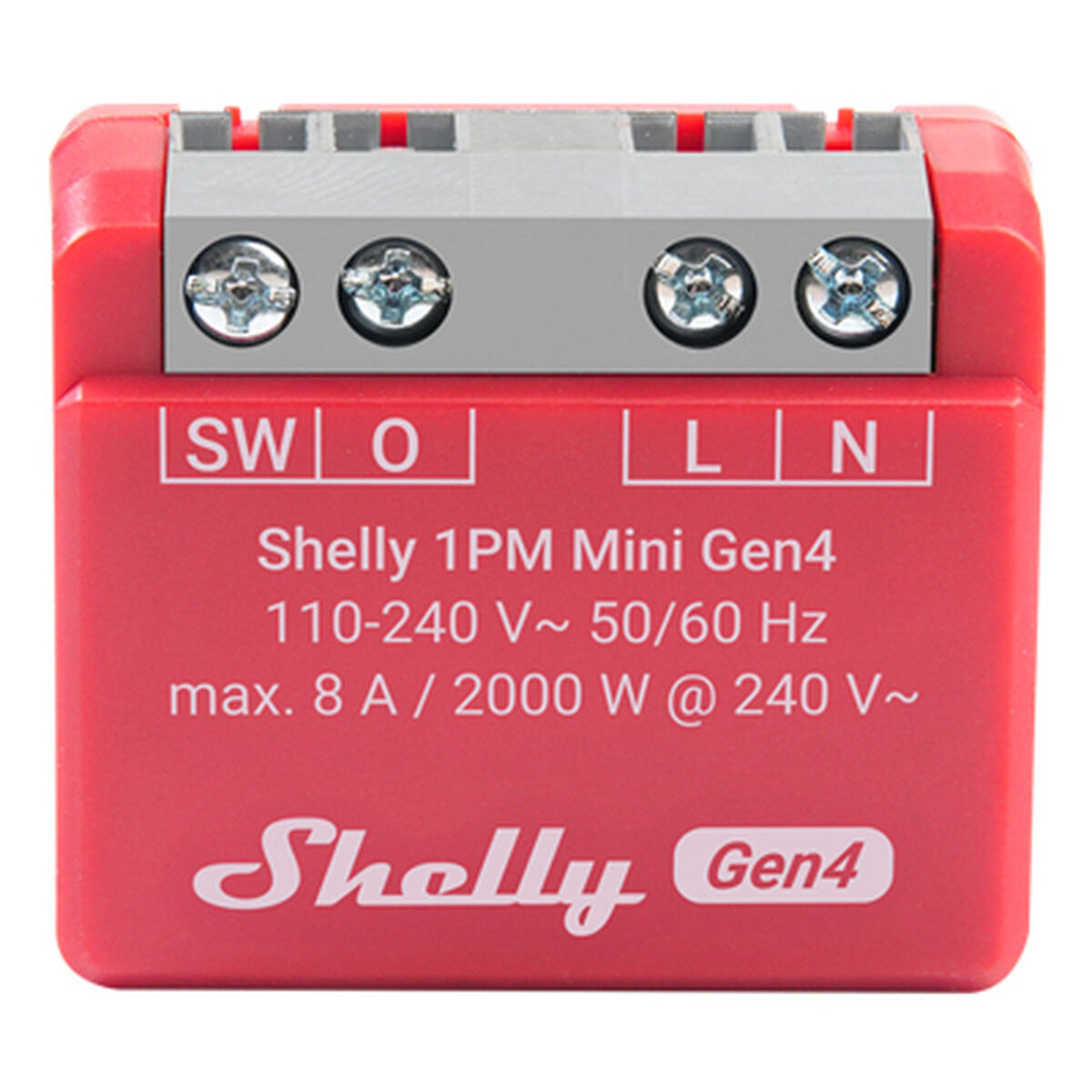 Presa Intelligente Shelly S4sW-001p8eu Bluetooth WI-Fi Bluetooth 5.0