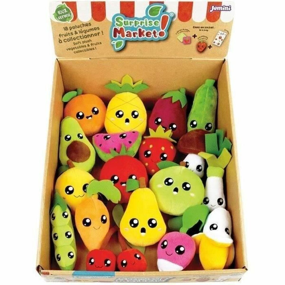 Peluche Jemini Jemini Multicolore Stoffa Per Bambini Frutta
