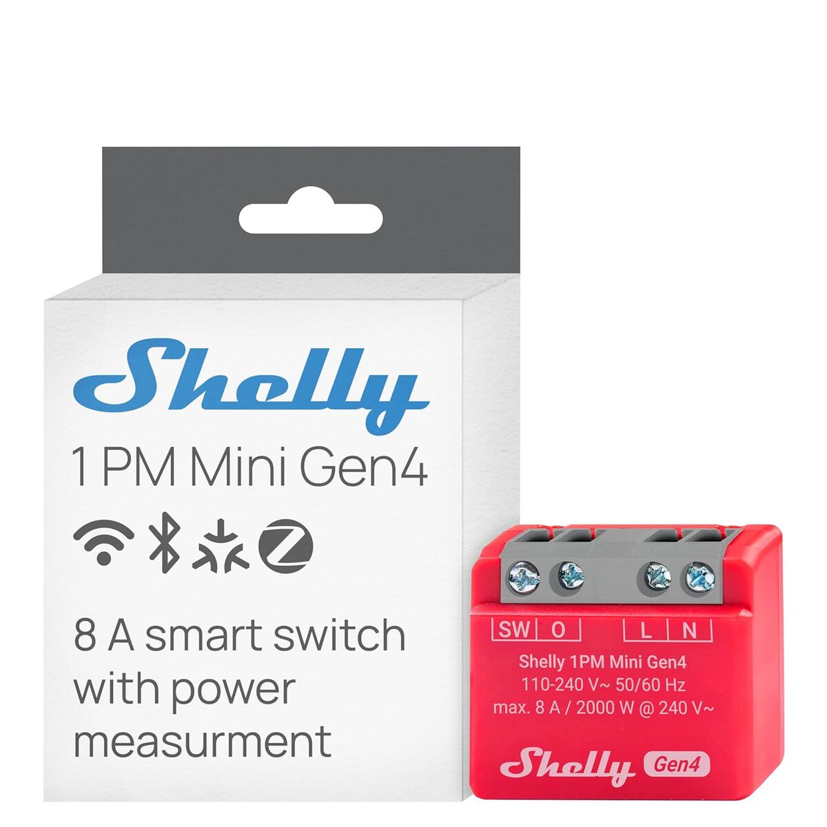 Presa Intelligente Shelly S4sW-001p8eu Bluetooth WI-Fi Bluetooth 5.0 - Image 4