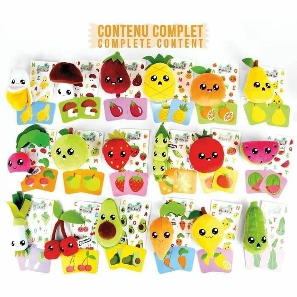 Peluche Jemini Jemini Multicolore Stoffa Per Bambini Frutta - Image 4