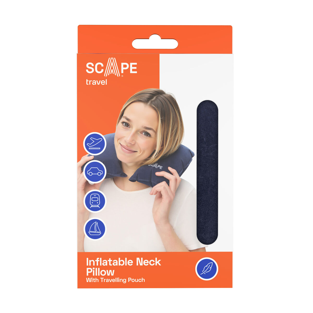 Cuscino Cervicale Scape Travel Azzurro - Image 5