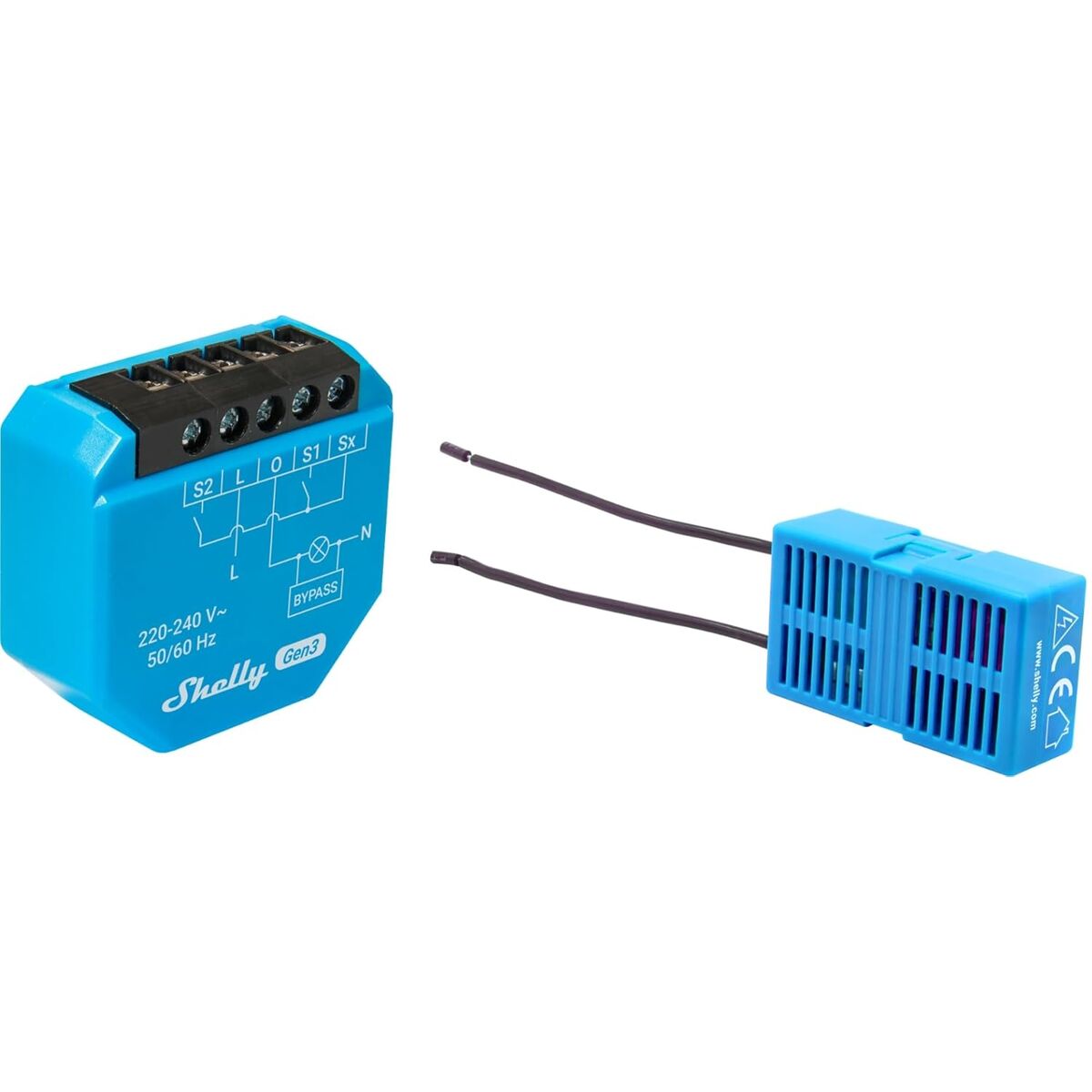 Presa Intelligente Shelly S3sW-0a1x1eul Bluetooth WI-Fi 230 V 10 A