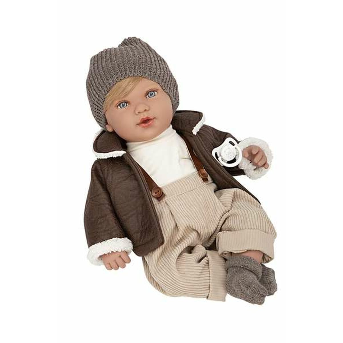 Baby Doll Arias Elegannce Iria Marrone Grigio 45 cm