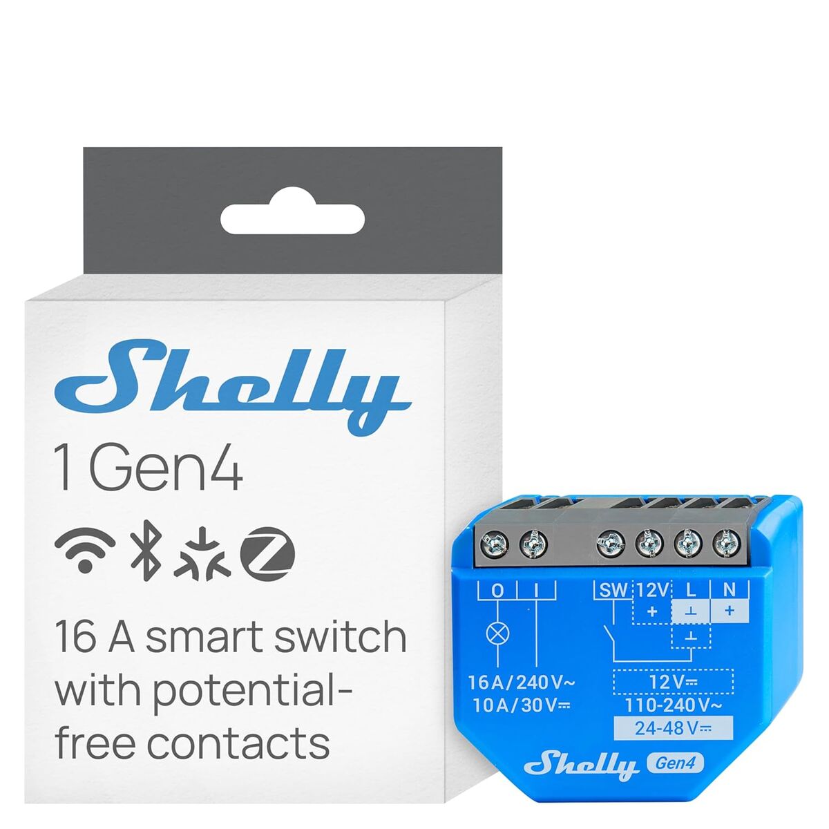 Presa Intelligente Shelly S4sW-001x16eu Bluetooth WI-Fi Bluetooth 5.0 240 V - Image 4