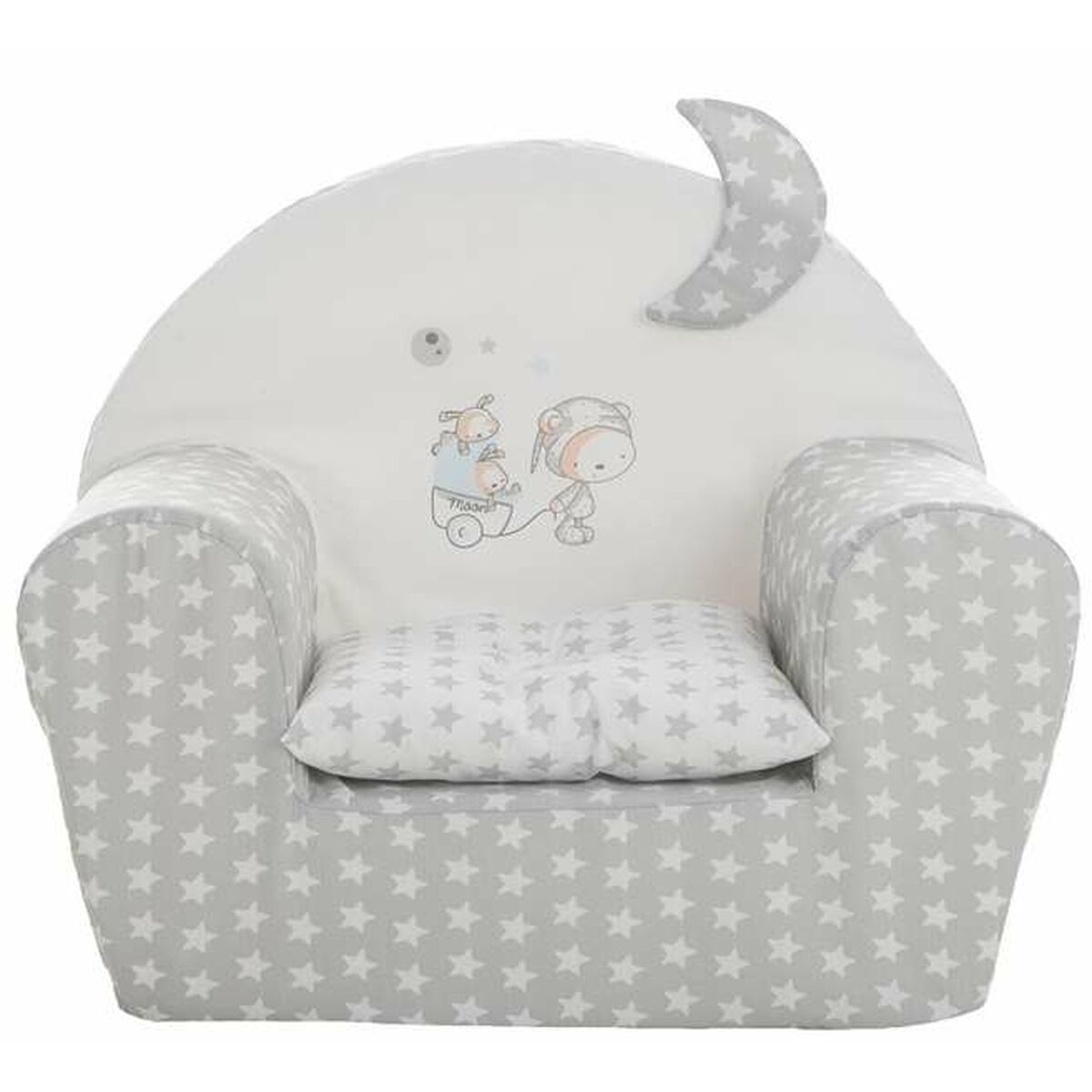 Poltrona Per Bambini Stars 44 X 34 X 53 Cm Grigio