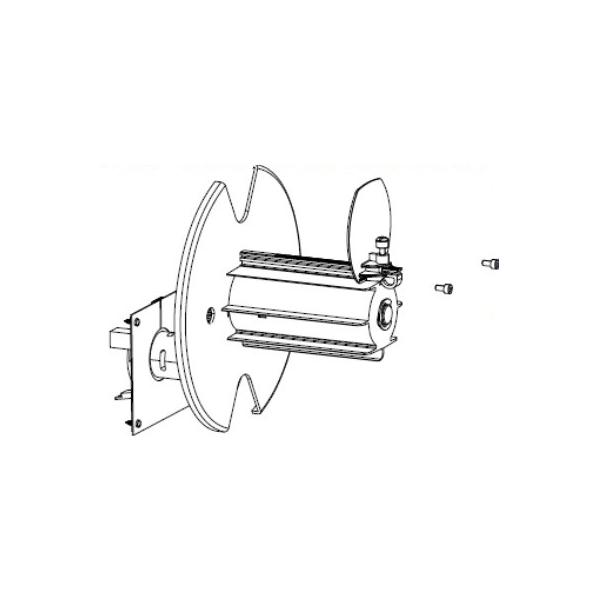 Zebra Medienaufrollspule