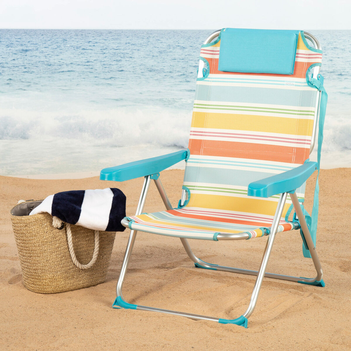 Sedia Da Spiaggia Aktive 48 X 90 X 60 Cm (2 Unità) - Image 3