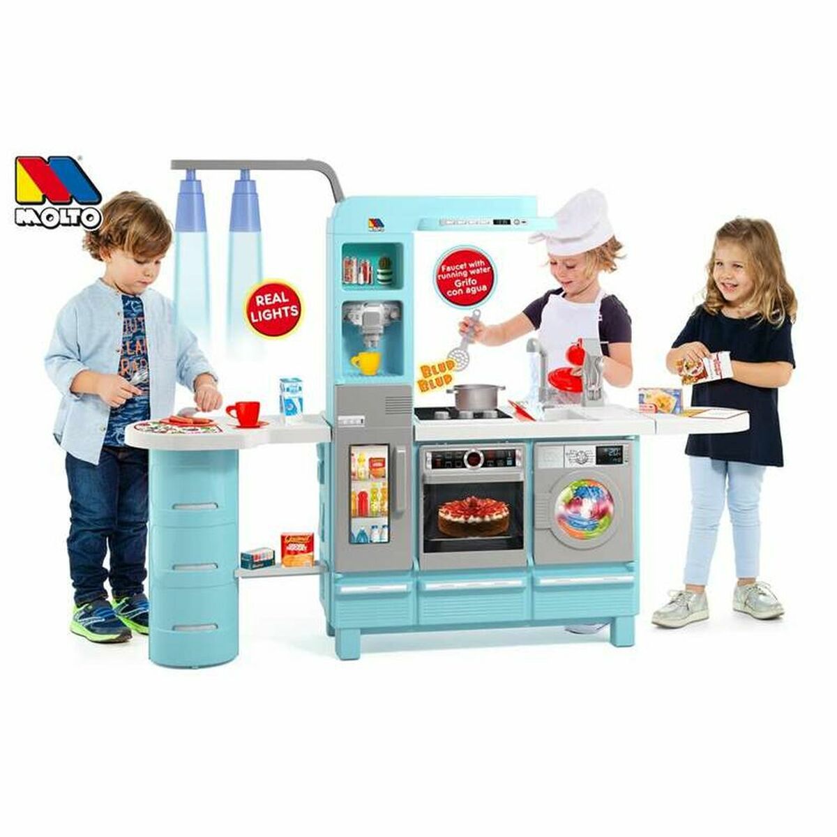 Cucina Giocattolo Moltó Gourmet Kitchen Rubinetto 113 X 15 X 36 cm